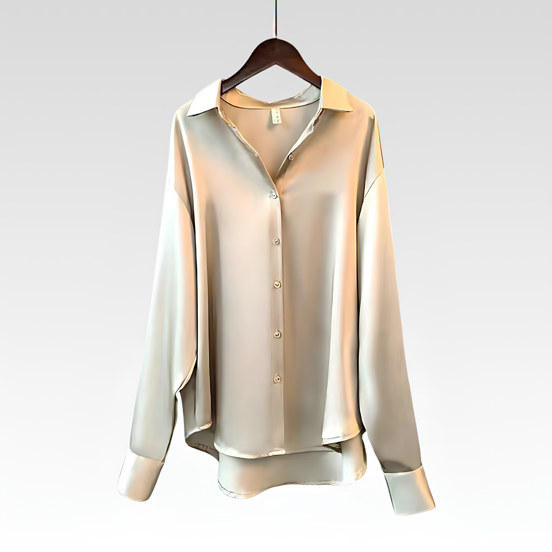 Mila™ | Satin Shirt for Women