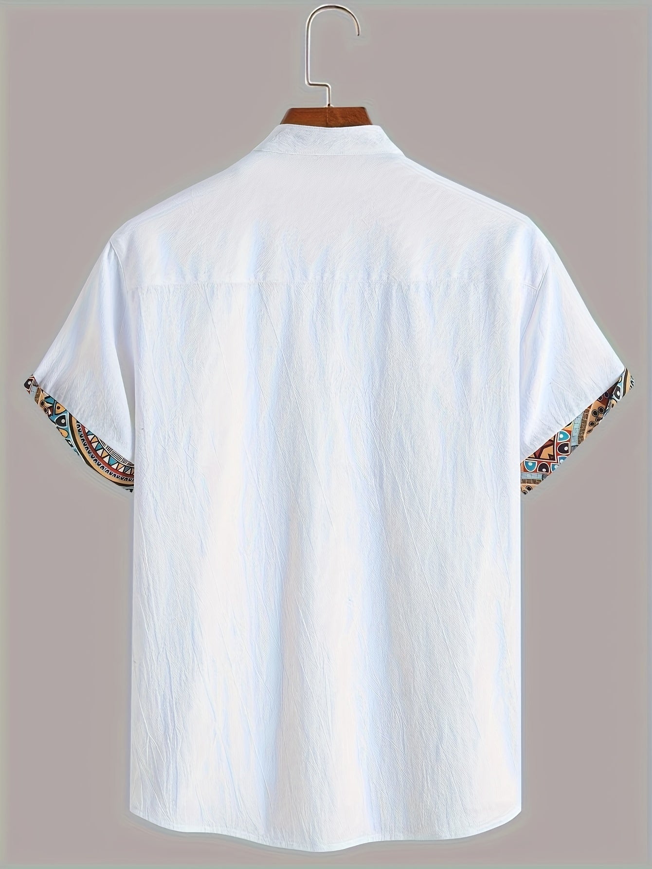 Ezra Cole | Color Block Tribal Cotton Shirt