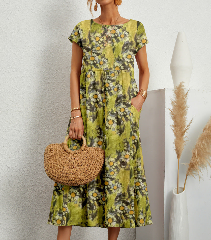 WINNIE | STYLISH FLORAL MIDI DRESS