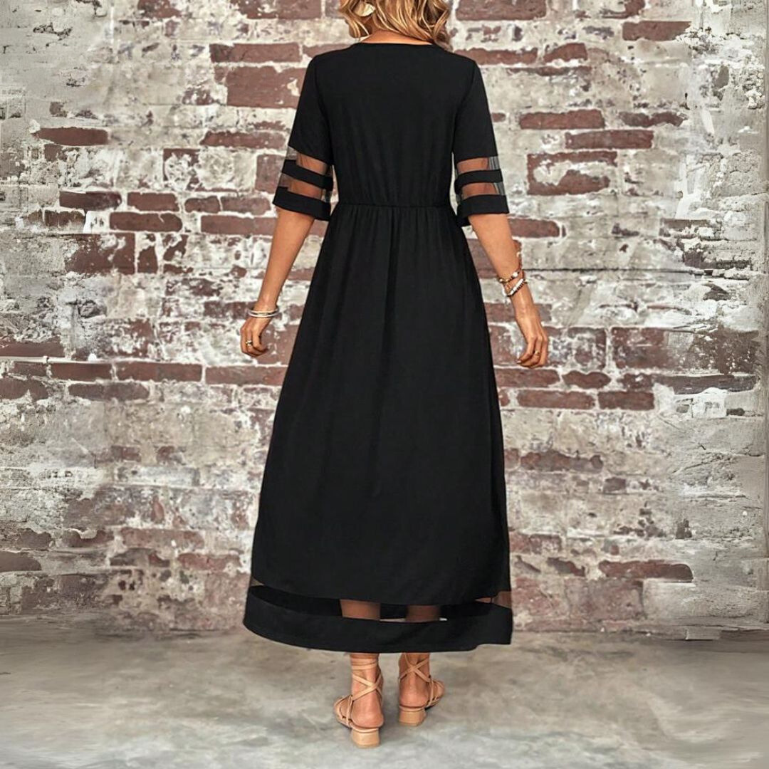 Fara - Elegant A-Line Midi Dress
