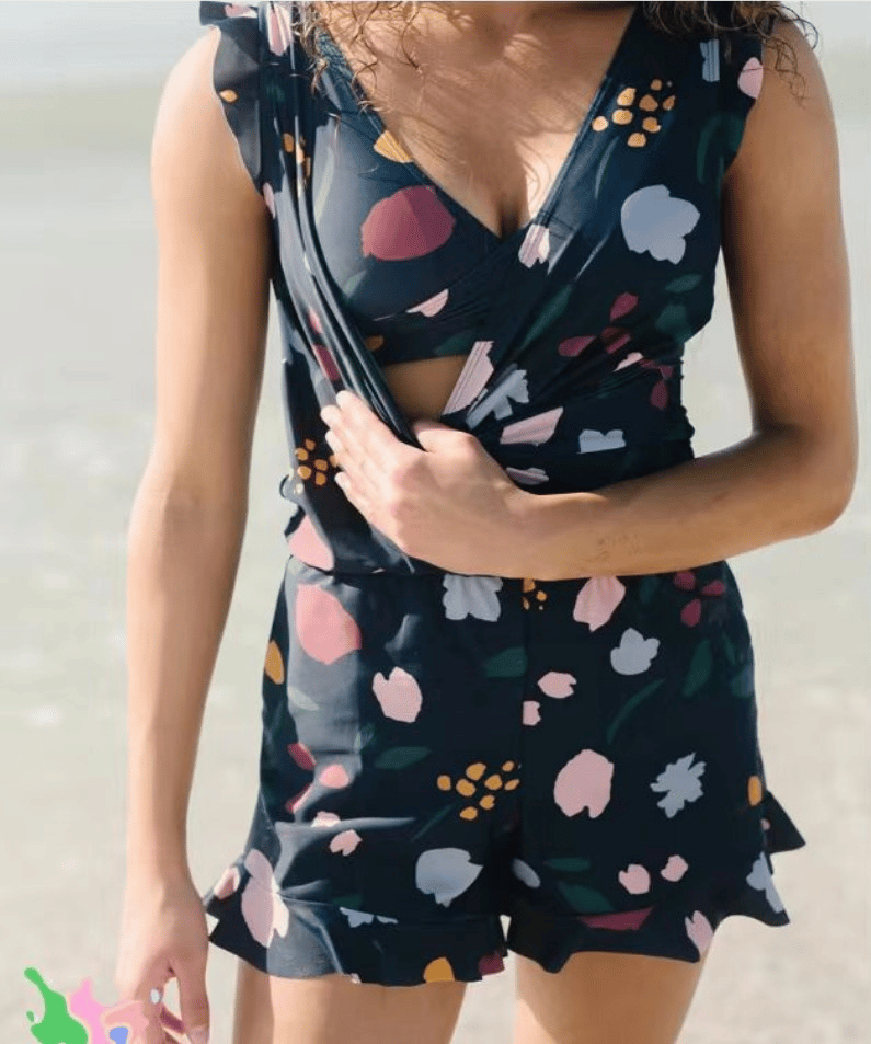 Agnieszka | Ruffled Swimsuit with Bust Support