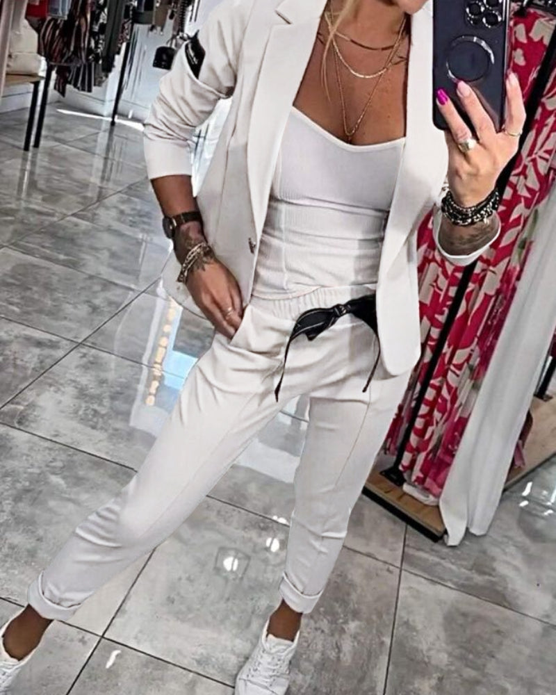 Ava - Top, Jacket, and Pants Set