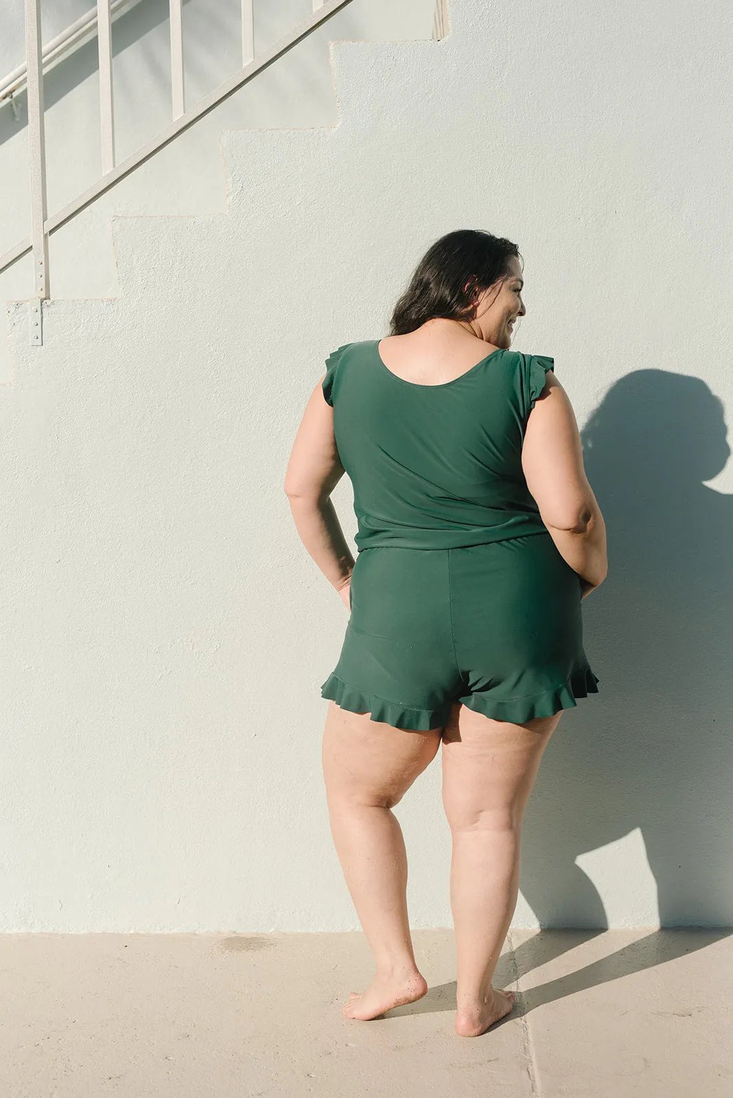 Agnieszka | Ruffled Swimsuit with Bust Support