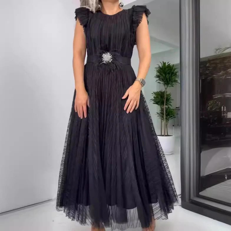 Lunara | Fitted Chiffon Dress