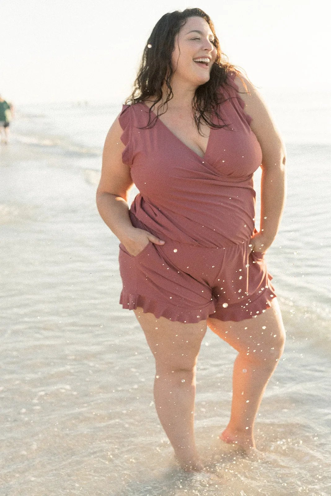 Agnieszka | Ruffled Swimsuit with Bust Support