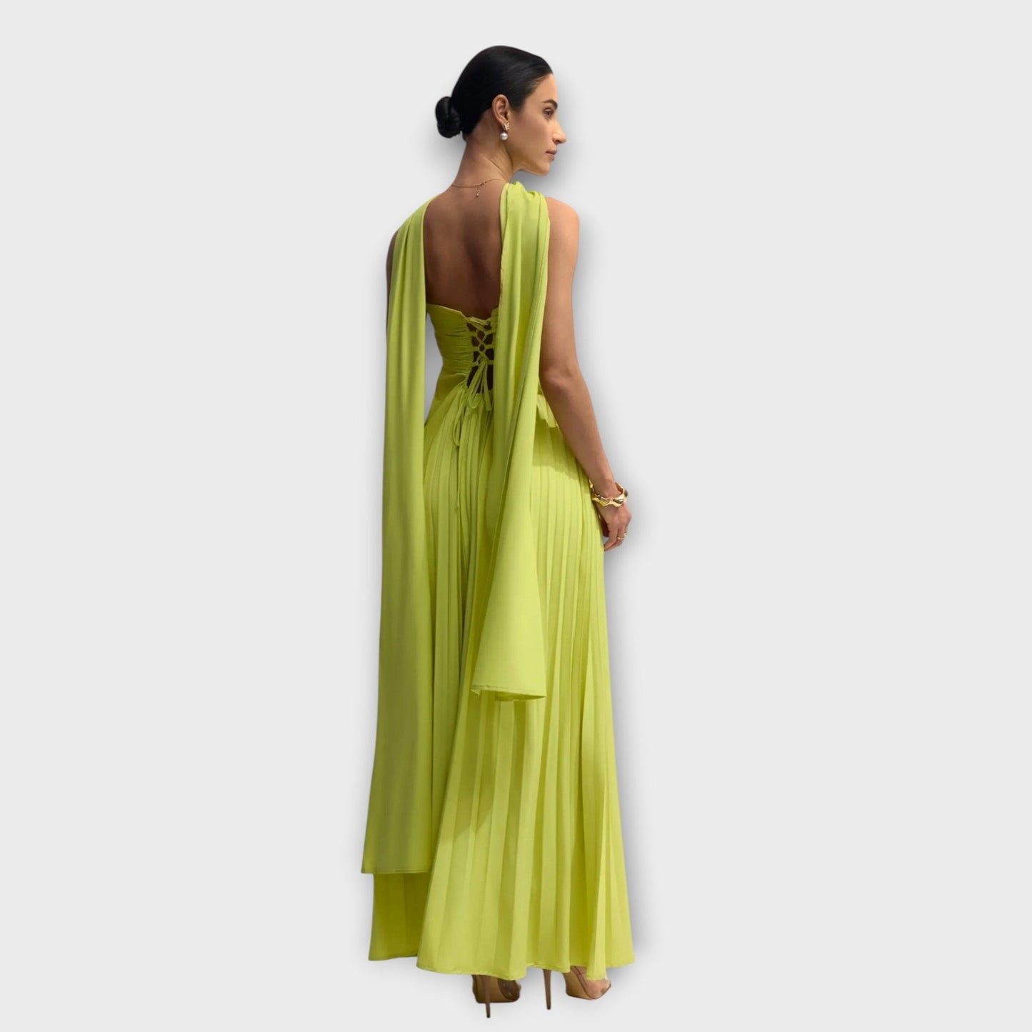 Alisanne – Elegant Strapless Maxi Dress