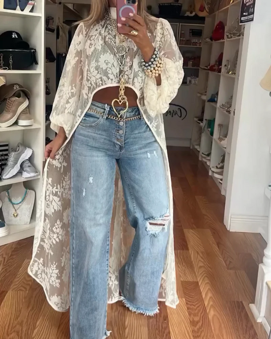 MaraLigne – Elegant Long Blouse for Women