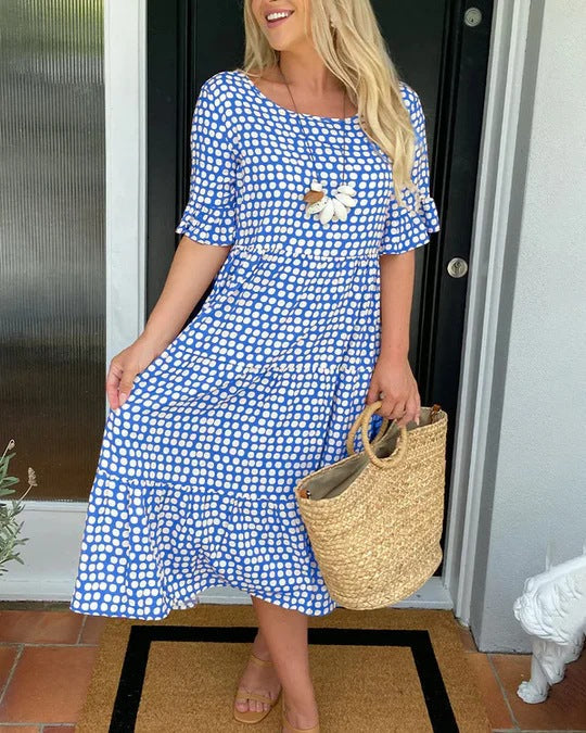 Isolde – Relaxed Tiered Midi Dress