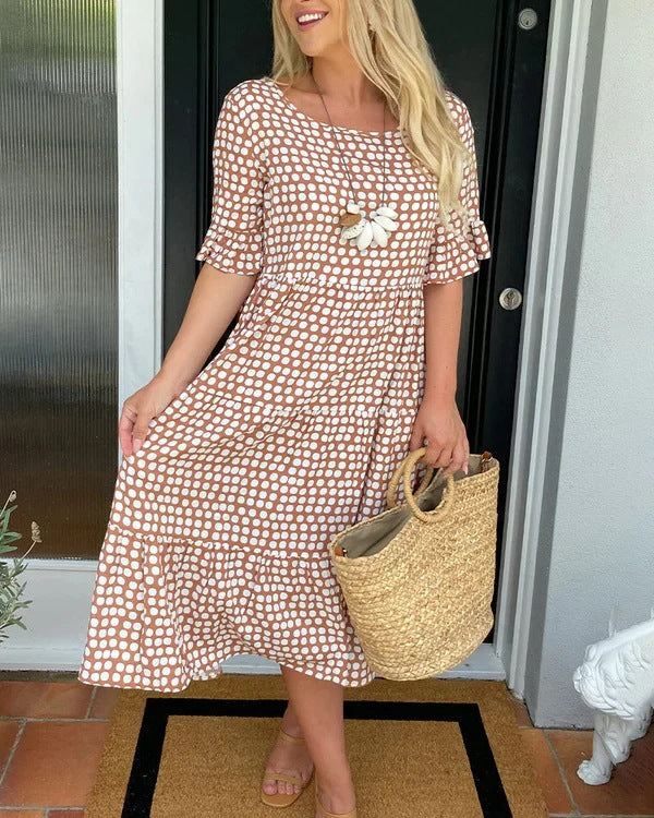Isolde – Relaxed Tiered Midi Dress