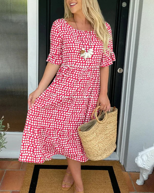Isolde – Relaxed Tiered Midi Dress