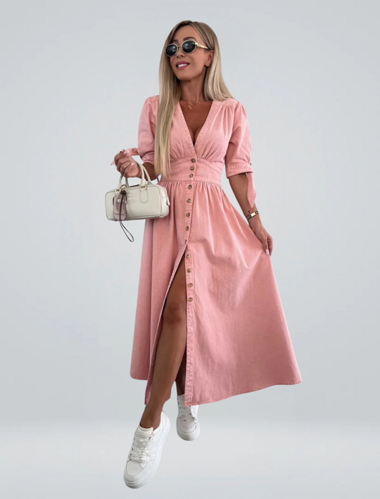 Eliza | Radiant Denim Dress