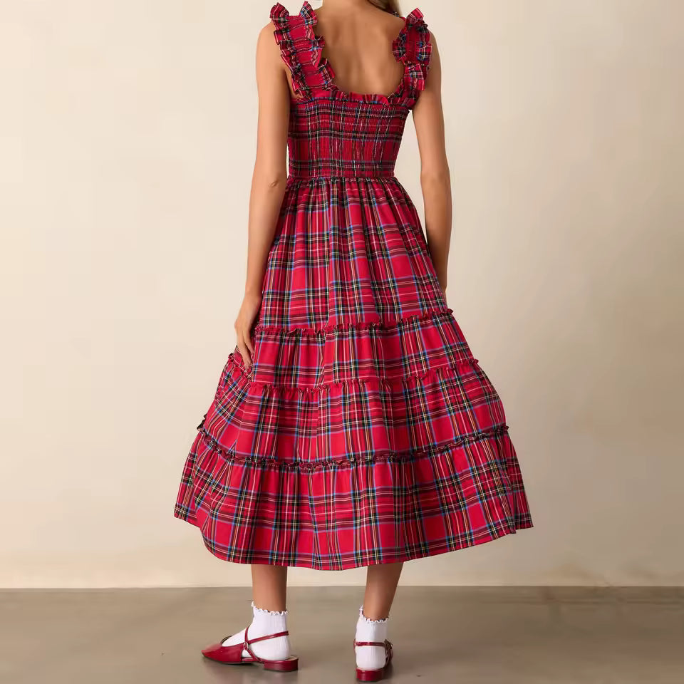 The Holly Plaid Dress