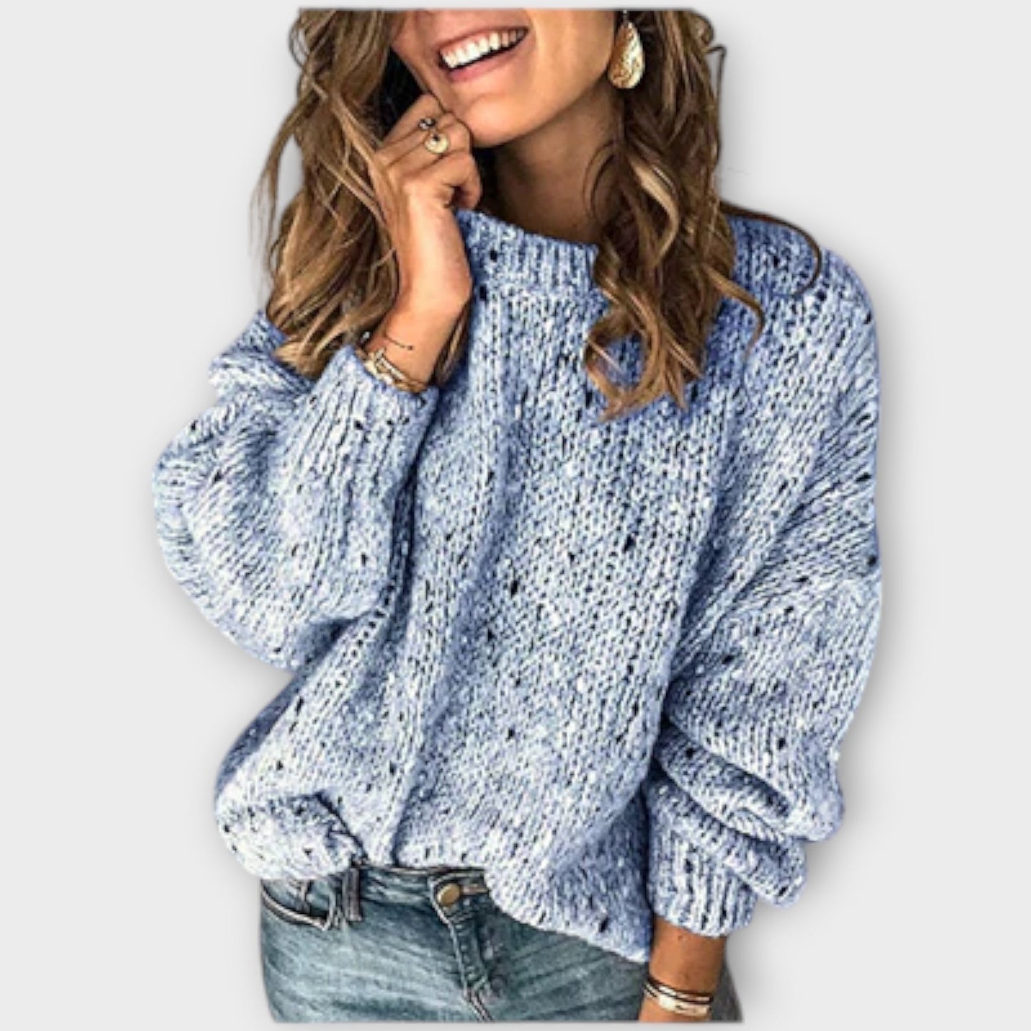 Elaris – Cozy Long Sleeve Knit Sweater