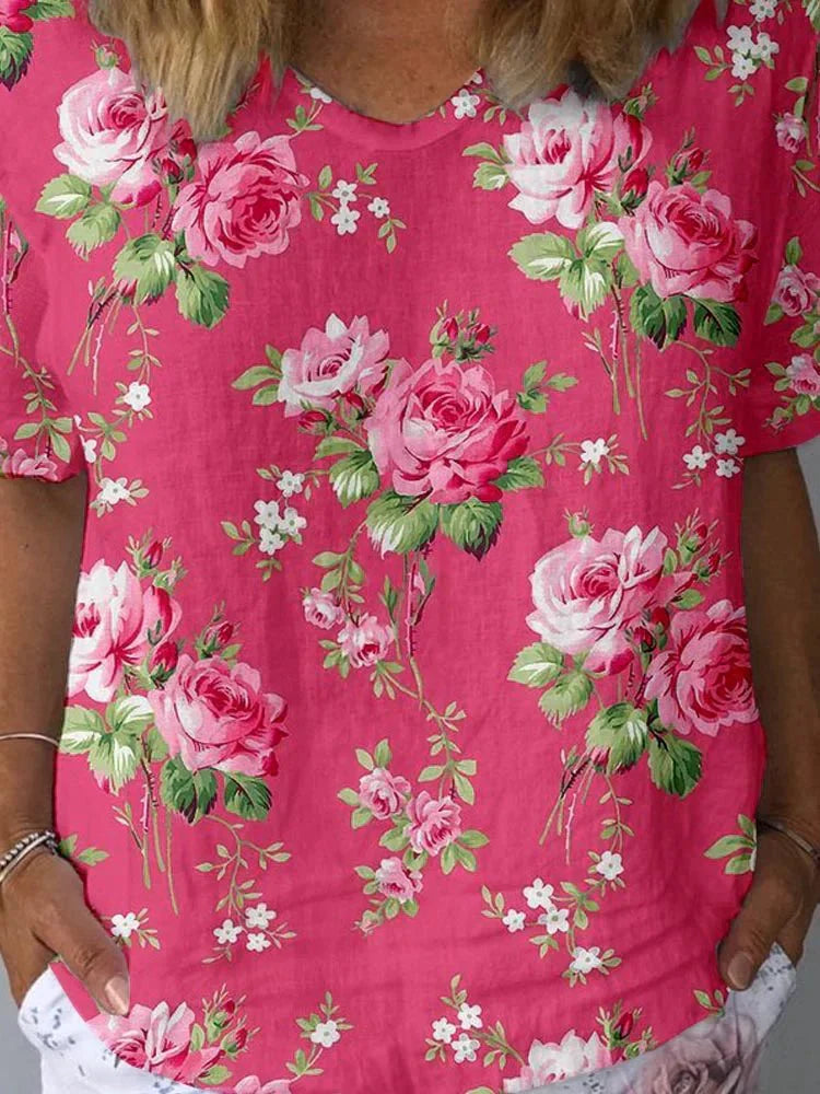 Lisa™ | Artistic Floral Blouse