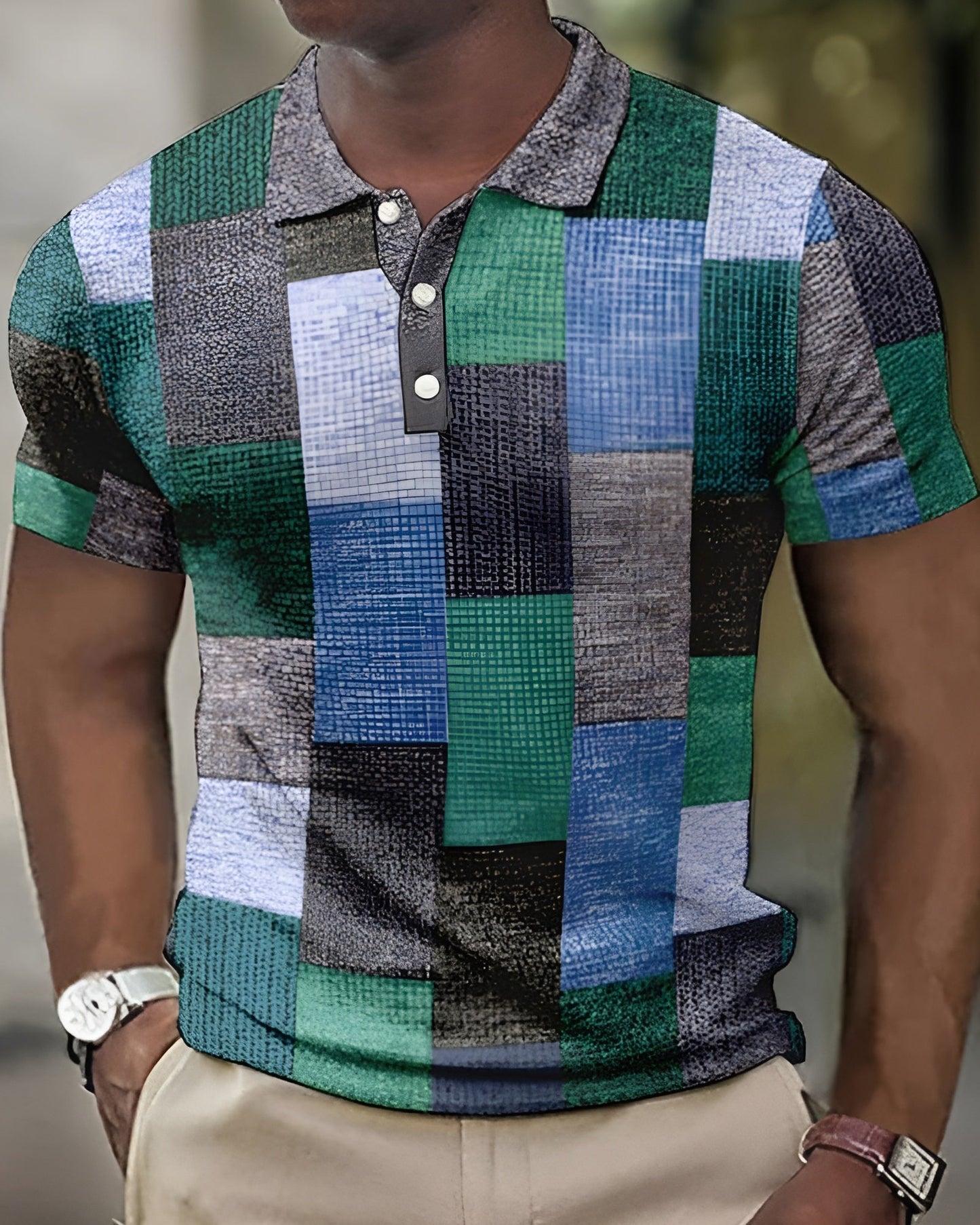 Levi™ | Men’s Classic Plaid Polo
