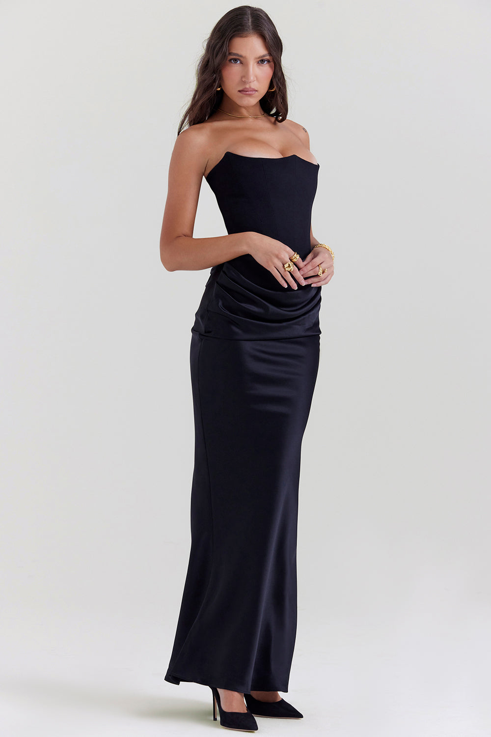LinaÉlégance – Elegant Maxi Dress
