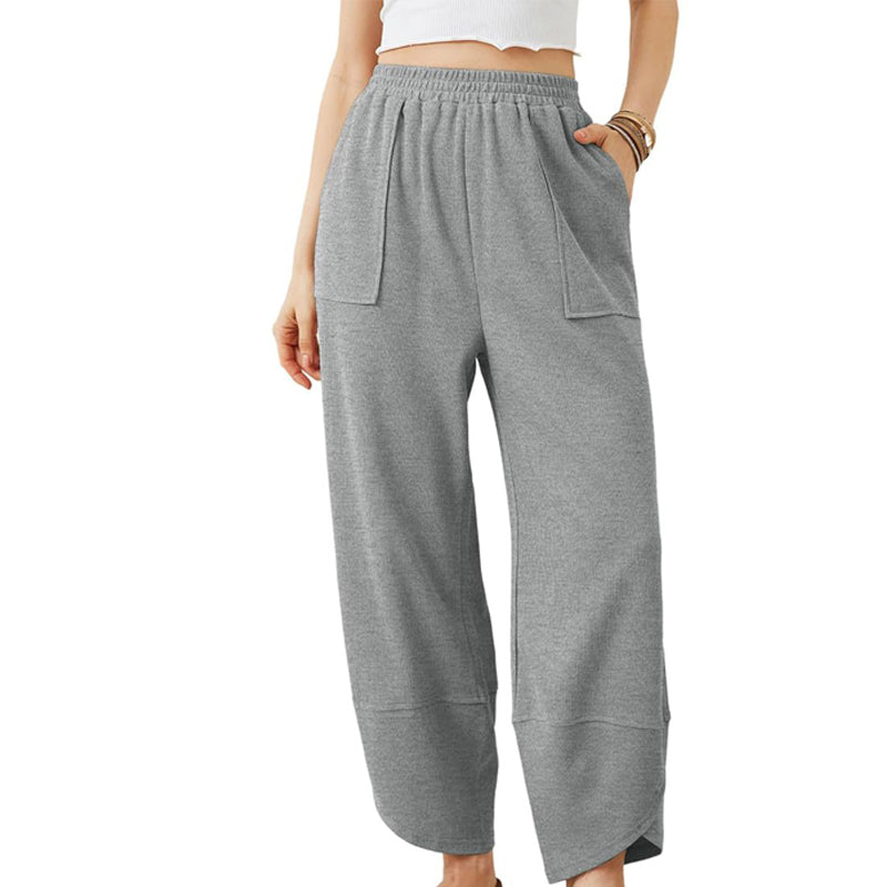 Elara | Casual High-Stretch Nine-Point Pants
