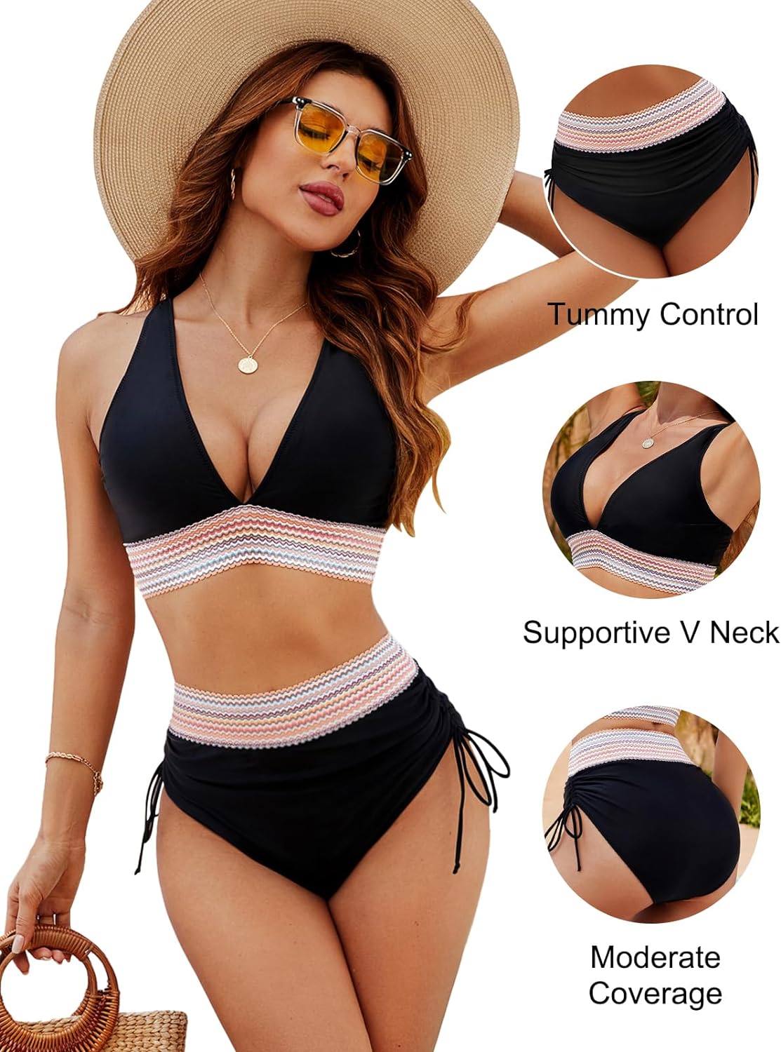 Mireya – High-Waisted Tummy Control Bikini
