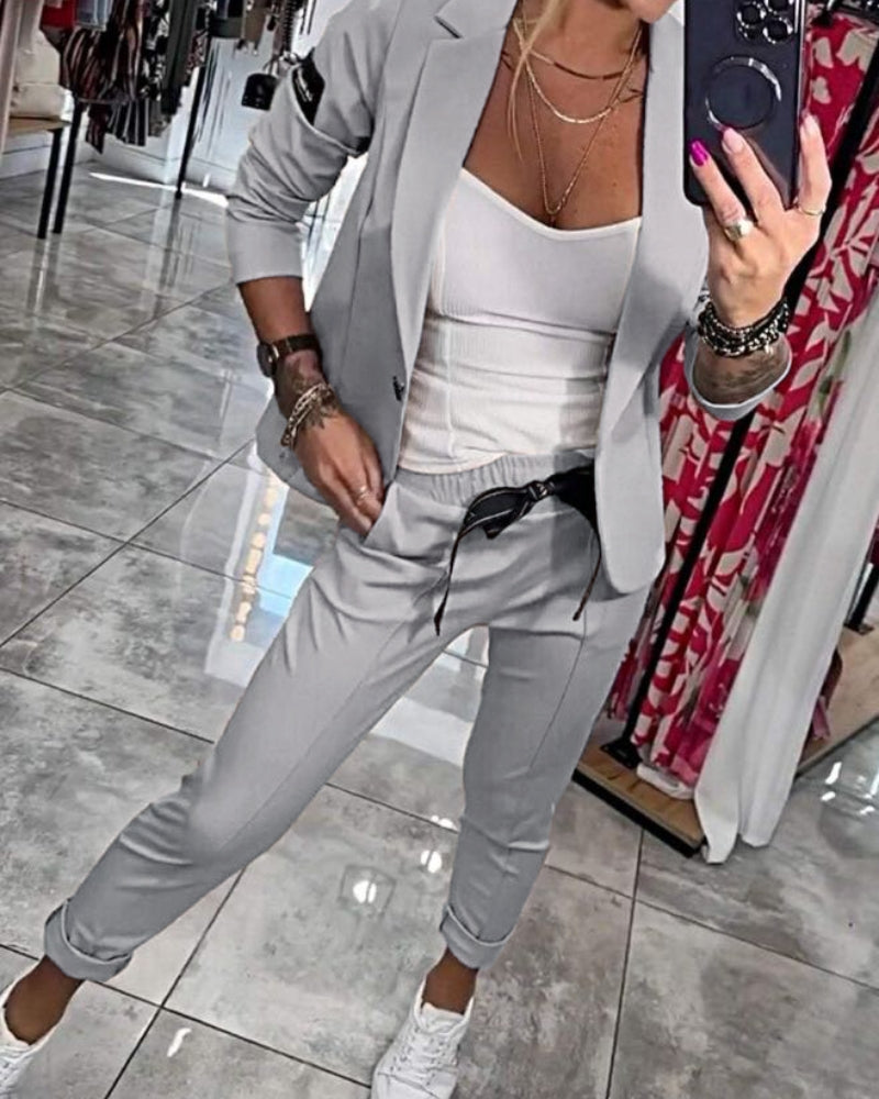 Ava - Top, Jacket, and Pants Set