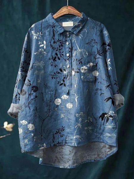 Lila™ | Modern Floral Printed Shirt