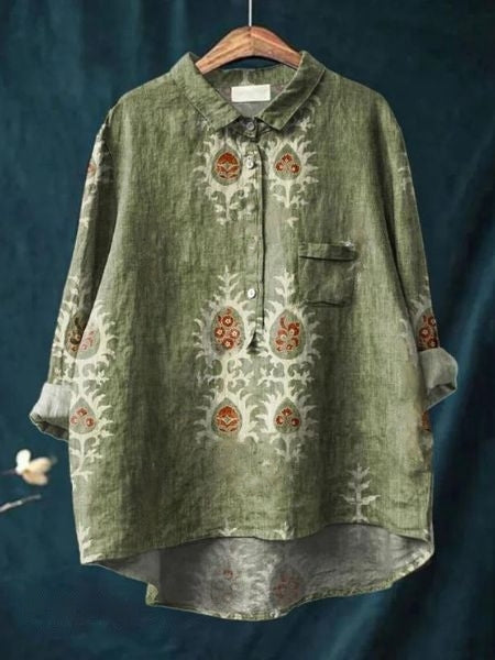 Lila™ | Modern Floral Printed Shirt