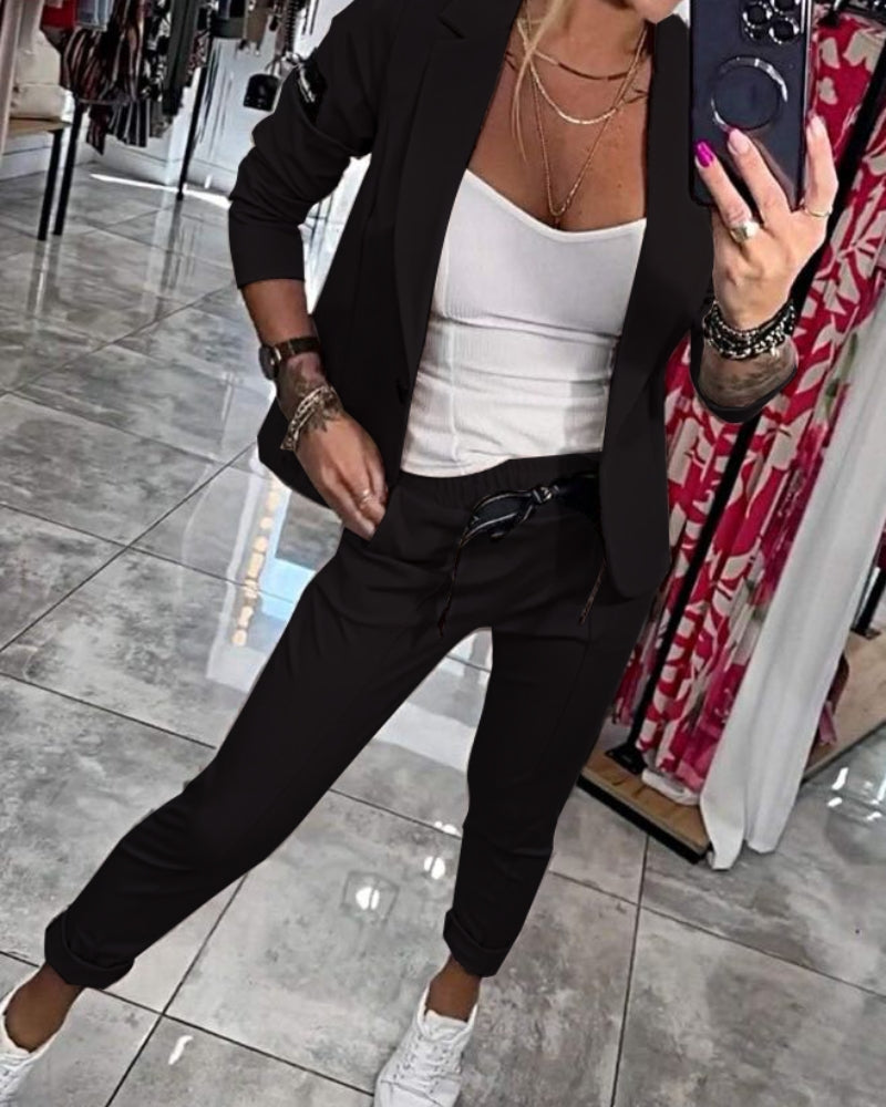 Ava - Top, Jacket, and Pants Set