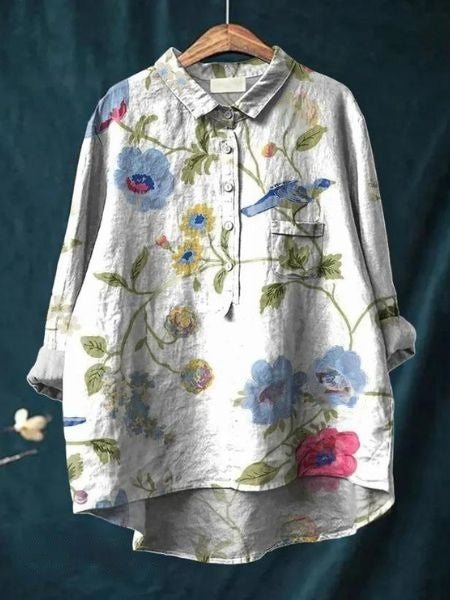 Lila™ | Modern Floral Printed Shirt