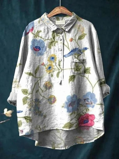 Lila™ | Modern Floral Printed Shirt