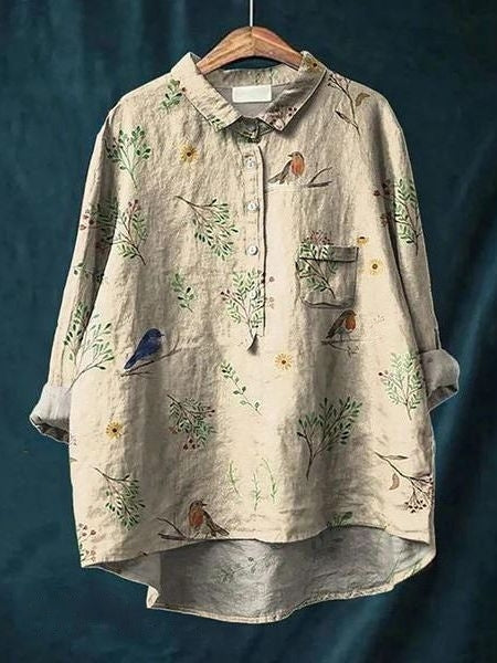 Lila™ | Modern Floral Printed Shirt