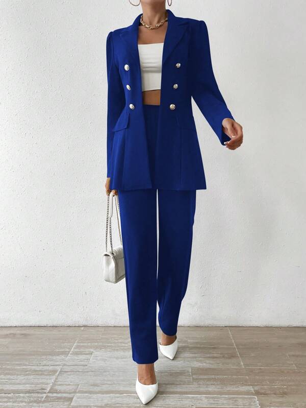 Kamilla - Stylish Long Sleeve Suit Set