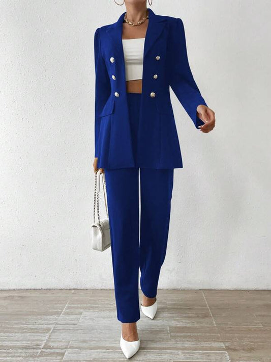 Kamilla - Stylish Long Sleeve Suit Set