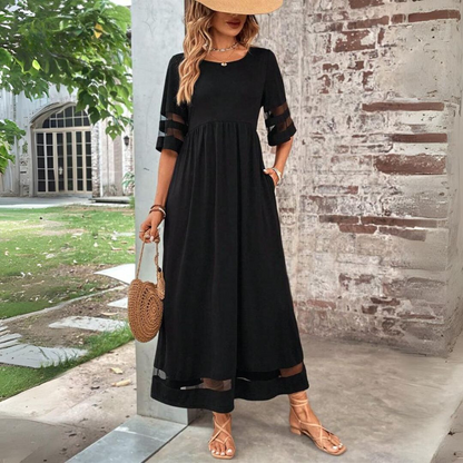 Fara - Elegant A-Line Midi Dress