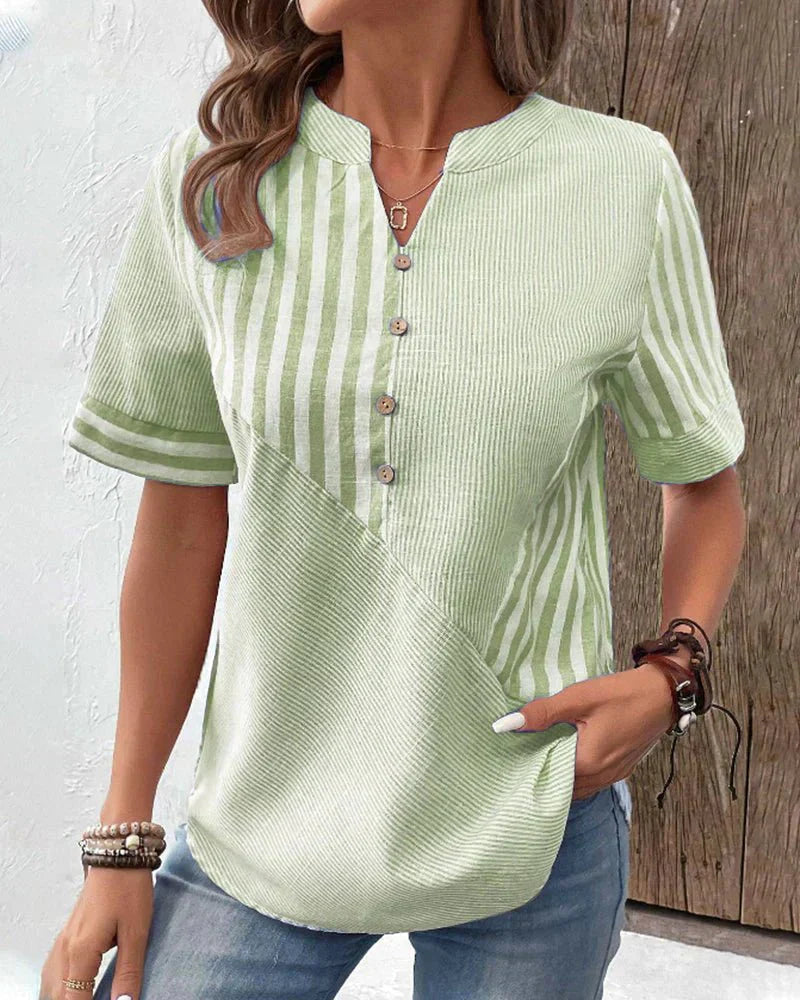 Lilly™ | Soft Striped Women's Blouse