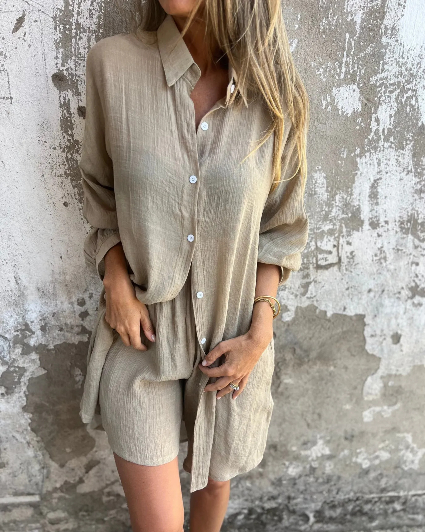 Tavira | Casual Shirt & Shorts Set