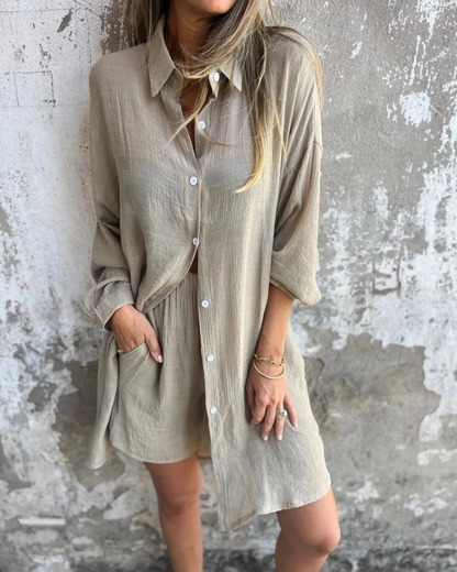 Tavira | Casual Shirt & Shorts Set