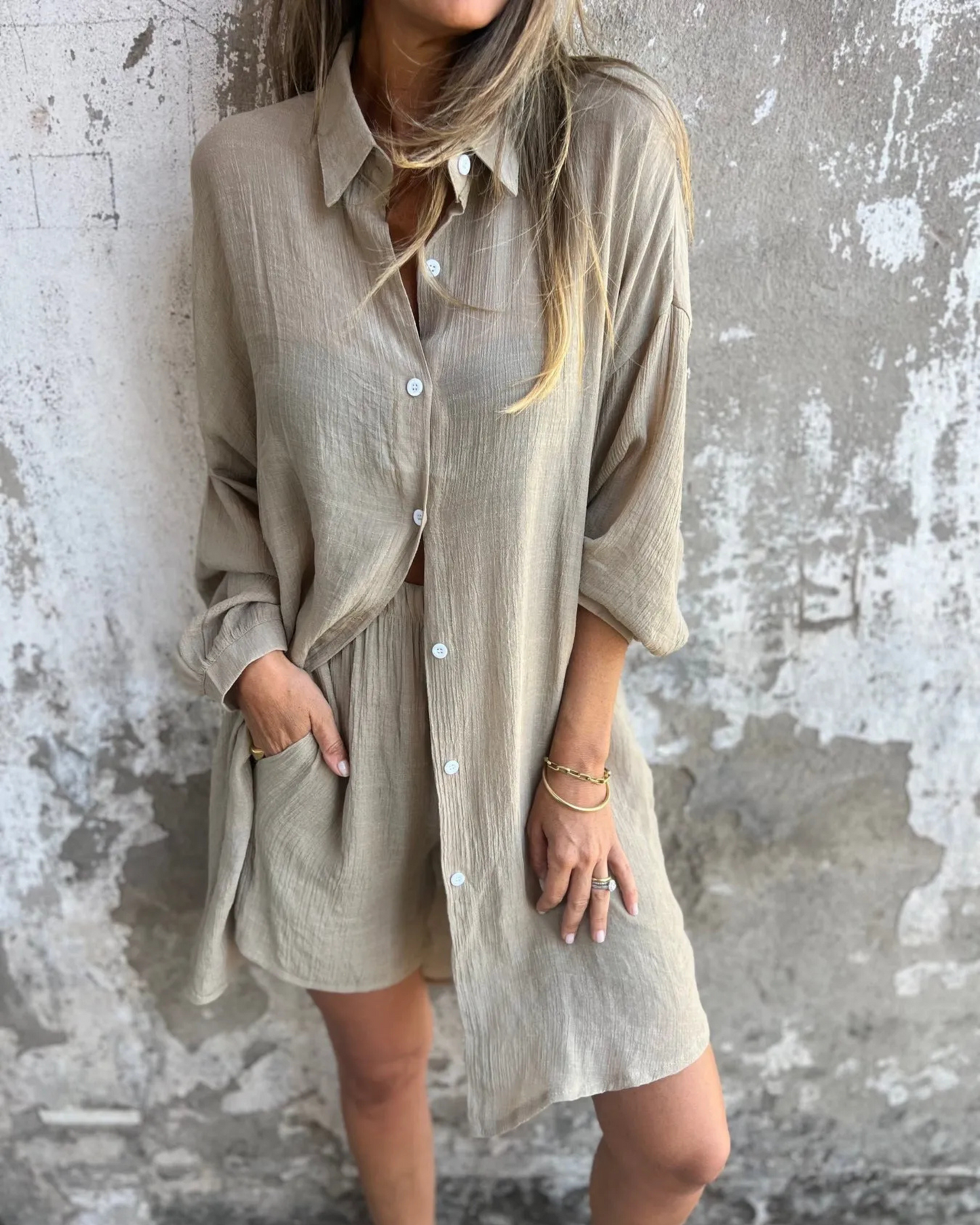 Tavira | Casual Shirt & Shorts Set