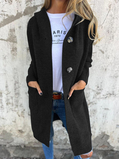 Caroline | Elegant Long Knitted Cardigan