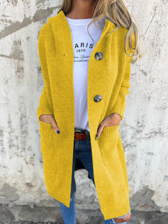Caroline | Elegant Long Knitted Cardigan