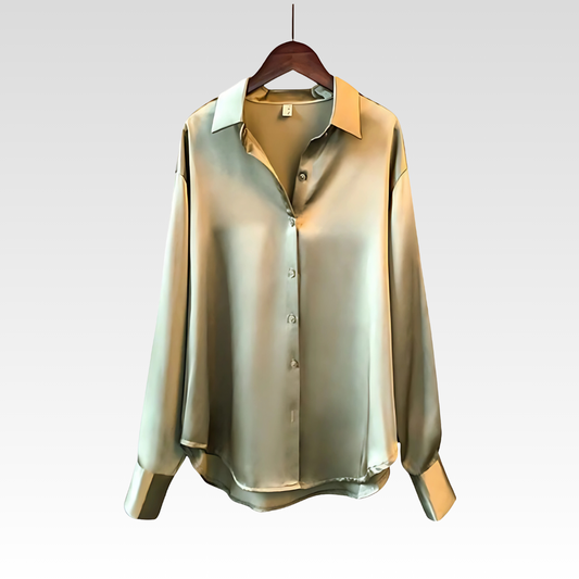 Mila™ | Satin Shirt for Women