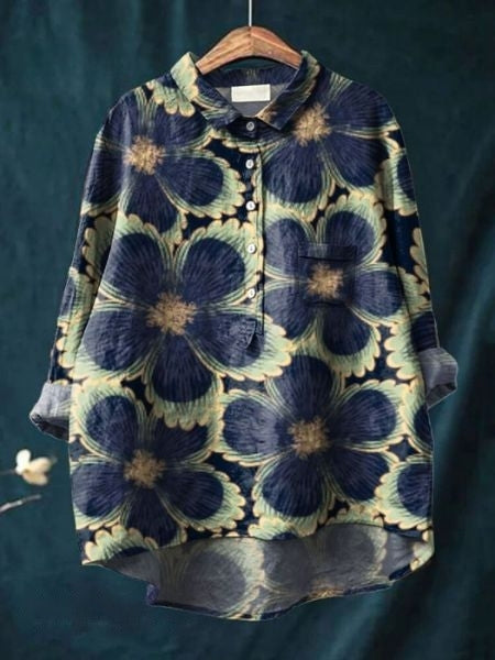 Lila™ | Modern Floral Printed Shirt