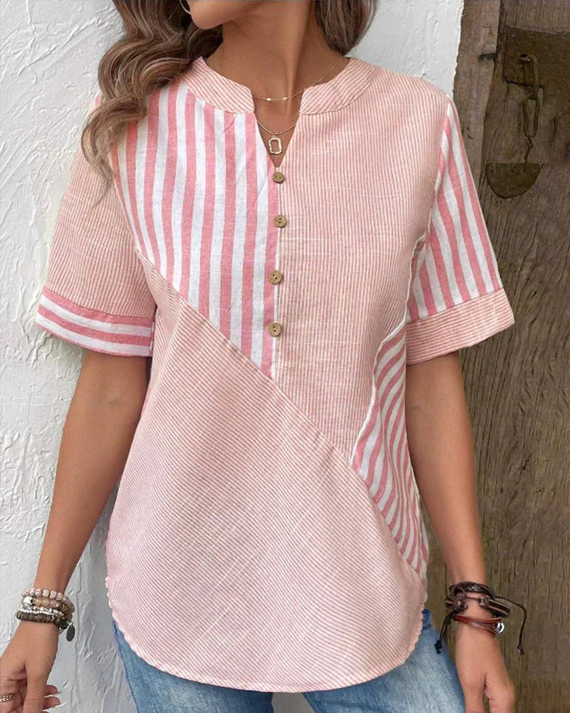 Lilly™ | Soft Striped Women's Blouse
