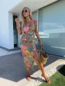 Juliet | Midi Dress with Side Slit