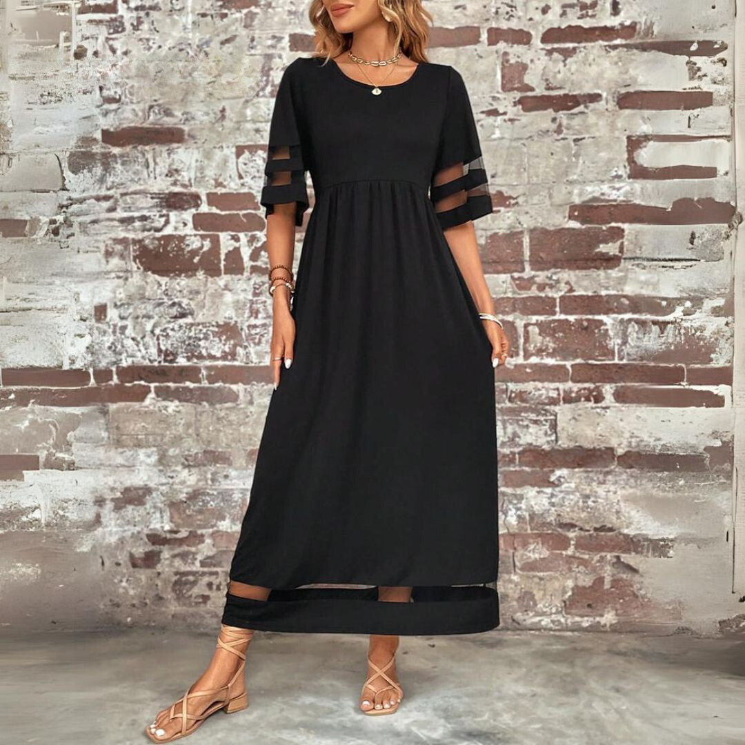 Fara - Elegant A-Line Midi Dress