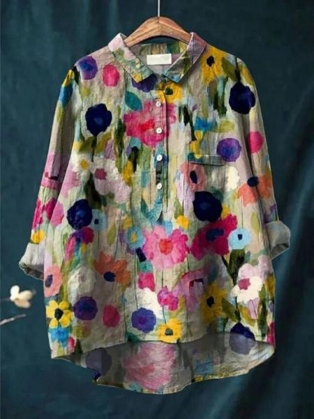 Lila™ | Modern Floral Printed Shirt