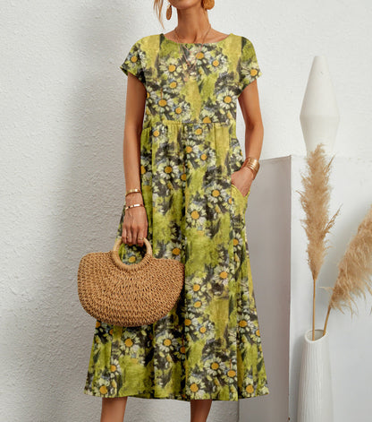 WINNIE | STYLISH FLORAL MIDI DRESS