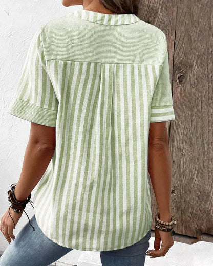 Lilly™ | Soft Striped Women's Blouse