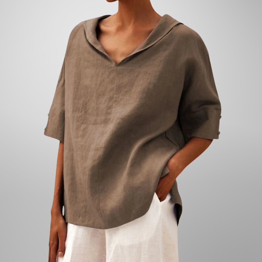 Mia™ – Casual Loose-Fitting Blouse