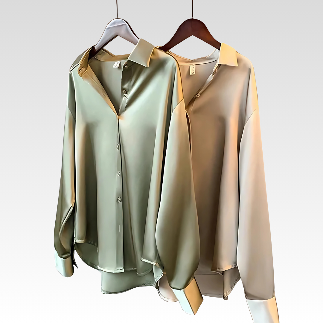 Mila™ | Satin Shirt for Women