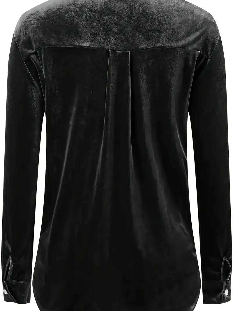 Maelis – Long Sleeve Shirt With Front Pockets
