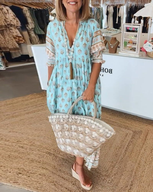 Calla | Patterned Summer Dress